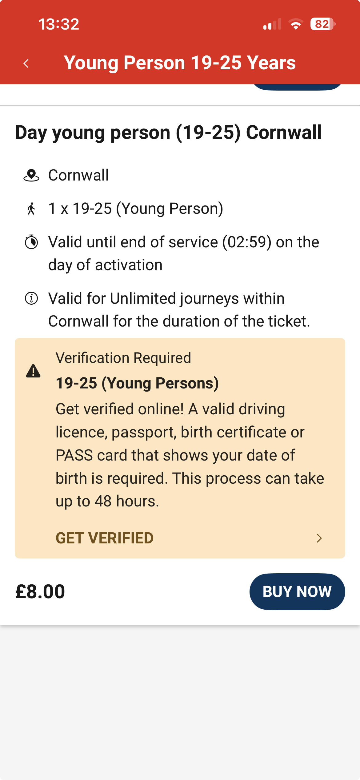 19 25years day ticket