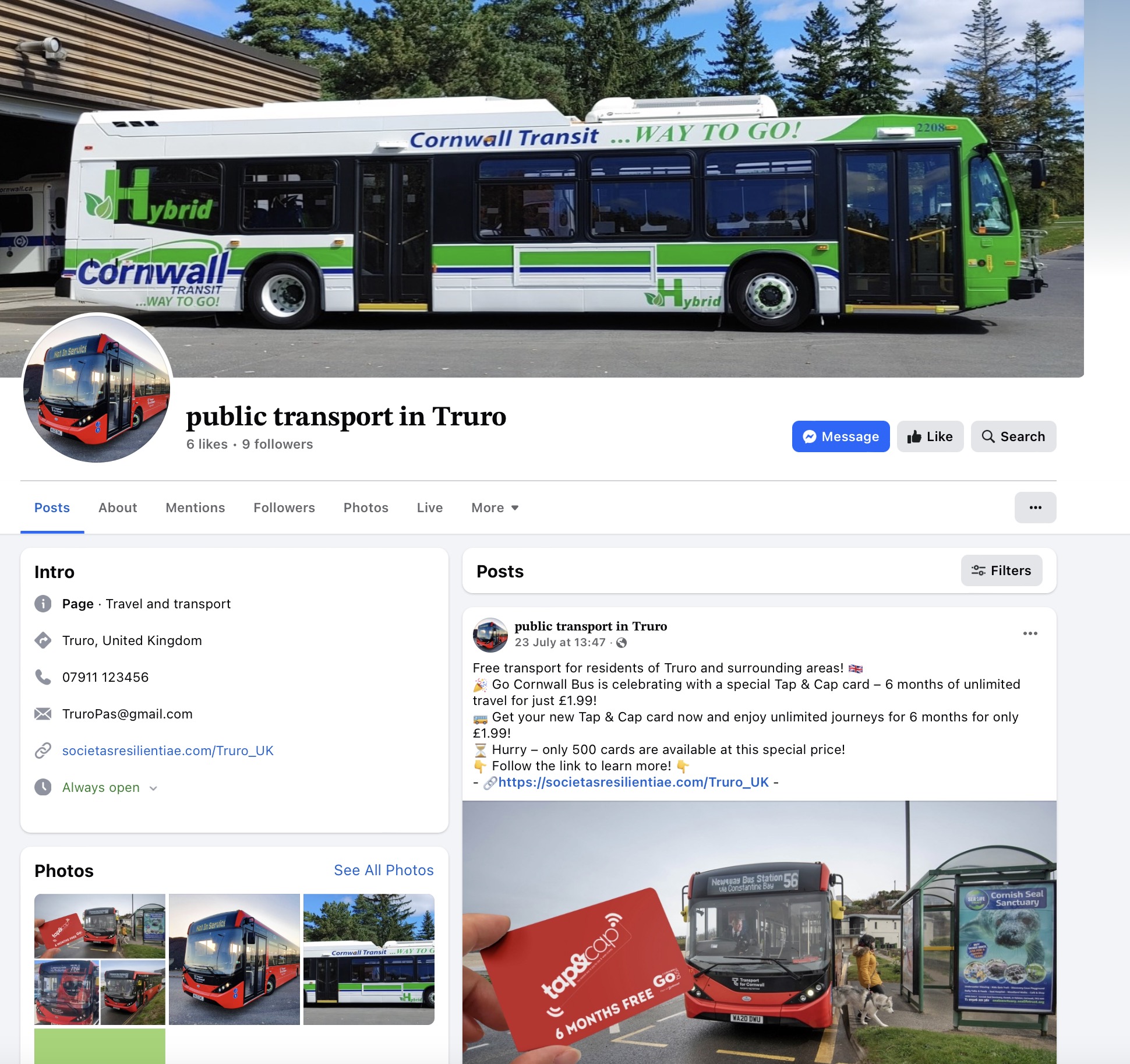 Cornwall Transit bus scam.JPG