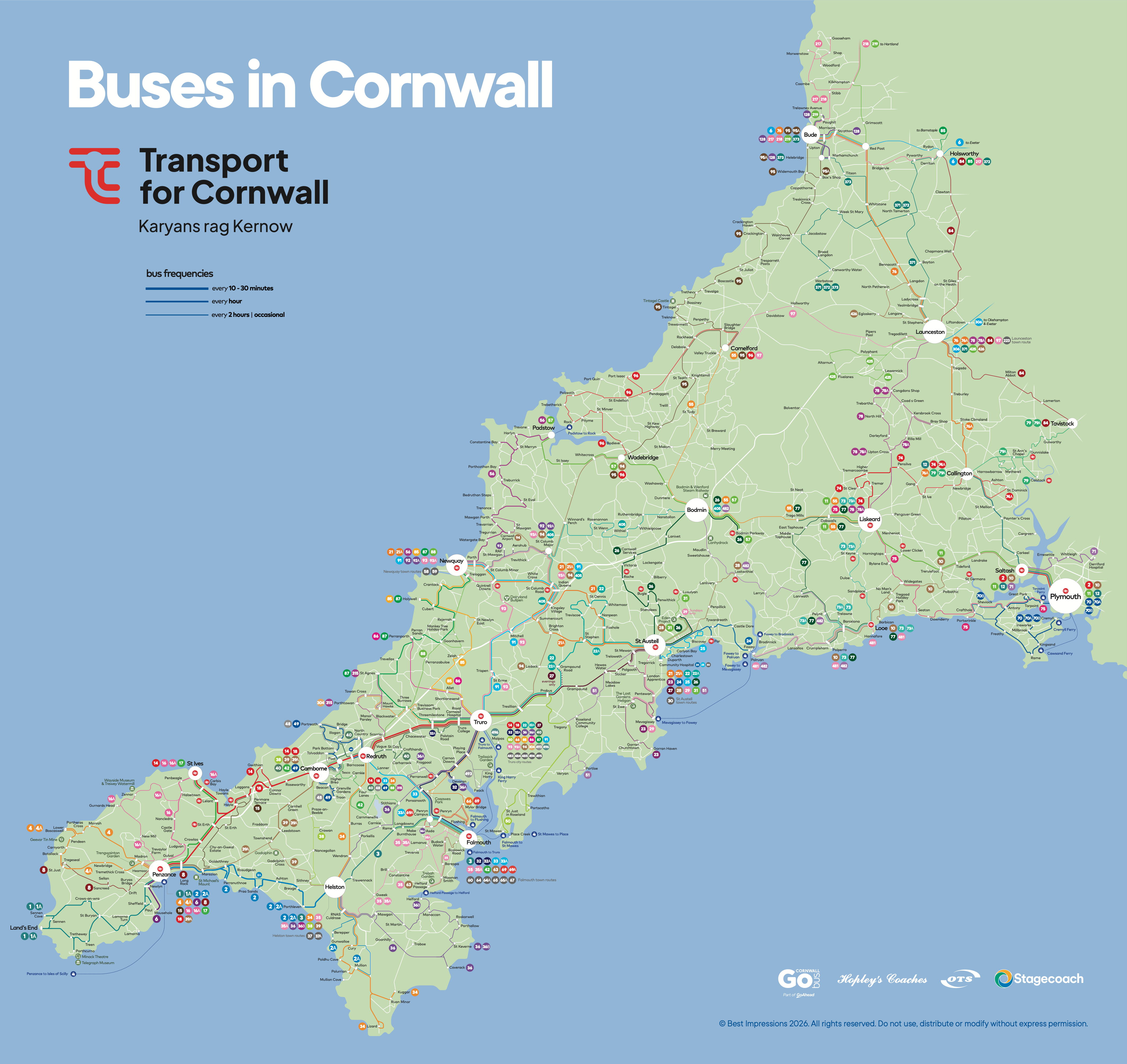 Cornwall network map image July 2026