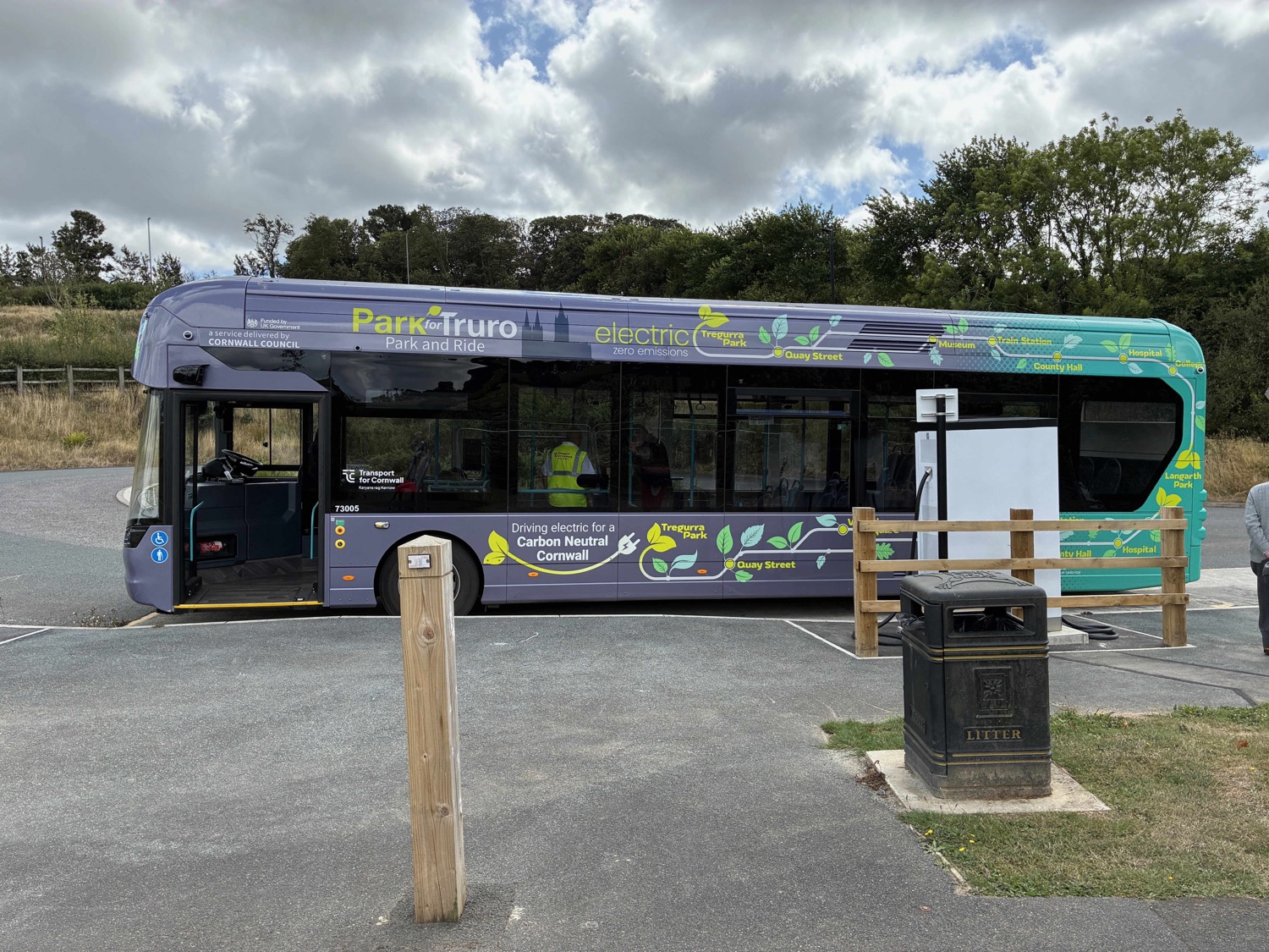 Park ride electric bus